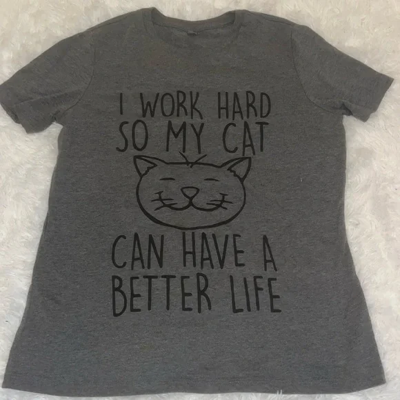Funny Cat Tee - Picture 1 of 1